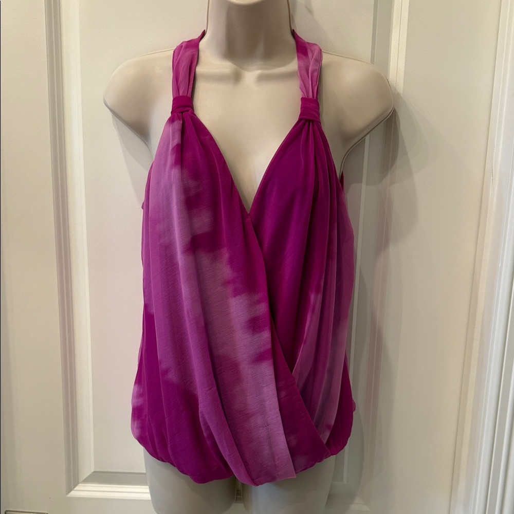 INC International Concepts Fuchsia Halter Tank Top